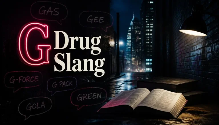 G Drug Slang