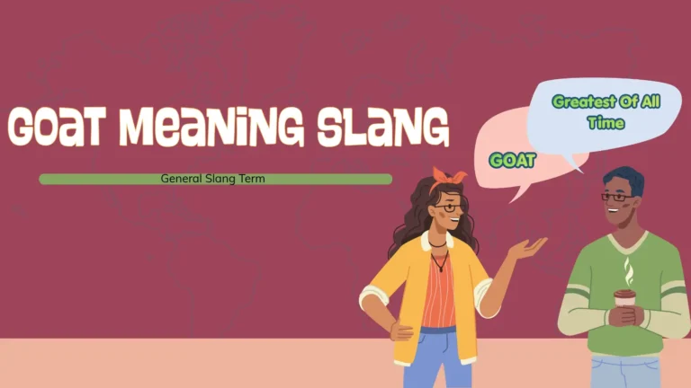 Goat Meaning Slang