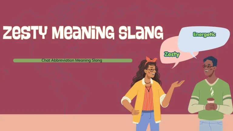 Zesty Meaning Slang